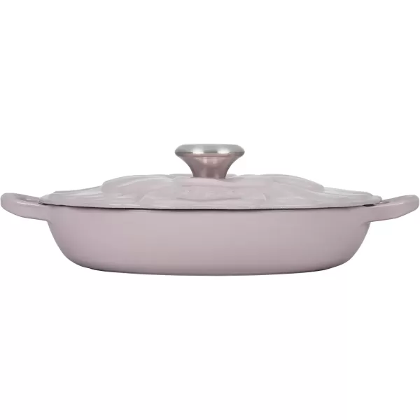 imageLe Creuset Signature Enameled Cast Iron Petal Braiser 225qt HoneyShallot
