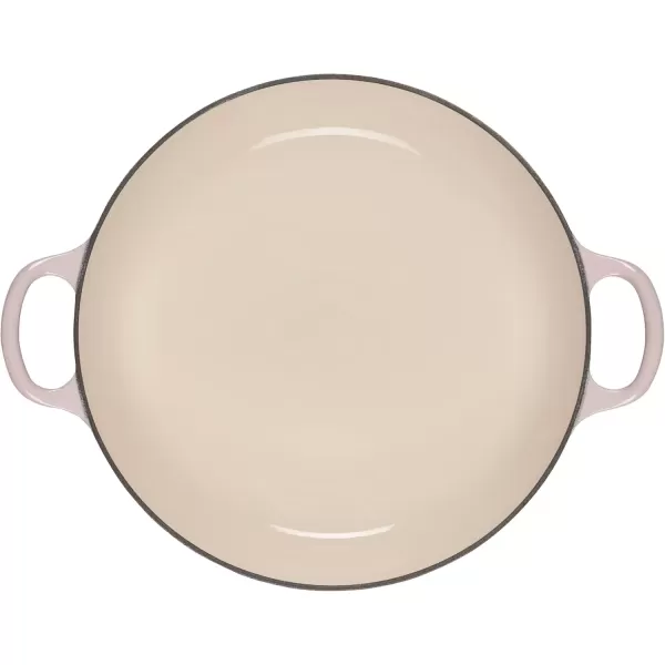 imageLe Creuset Signature Enameled Cast Iron Petal Braiser 225qt HoneyShell Pink