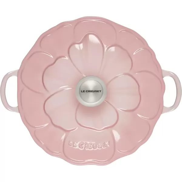 imageLe Creuset Signature Enameled Cast Iron Petal Braiser 225qt HoneyShell Pink