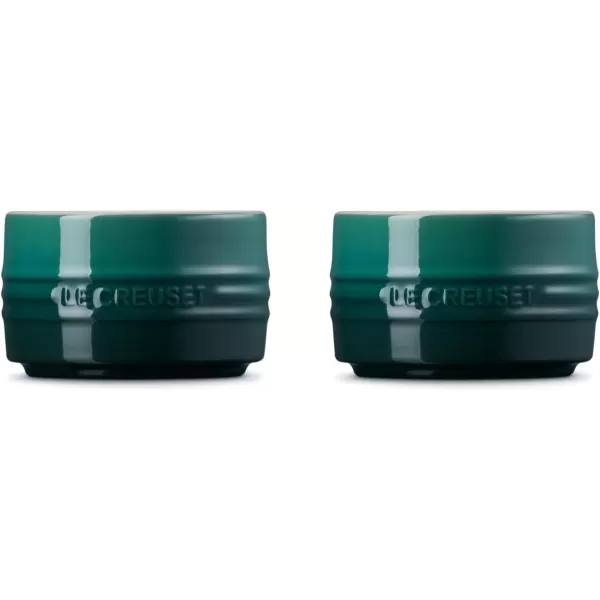 imageLe Creuset Stoneware Round Ramekin Straight Wall Set of 2 675oz Each WhiteArtichaut