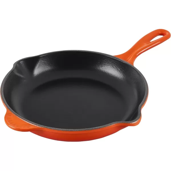 imageLe Creuset Classic Cast Iron Handle Skillet 9quot CeriseFlame