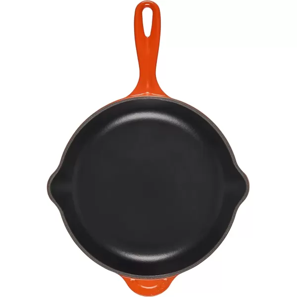 imageLe Creuset Classic Cast Iron Handle Skillet 9quot CeriseFlame