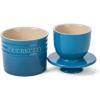 imageLe Creuset Stoneware Butter Crock 6 oz CeriseCaribbean