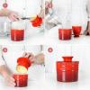 imageLe Creuset Stoneware Butter Crock 6 oz CeriseCaribbean
