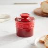 imageLe Creuset Stoneware Butter Crock 6 oz CeriseCerise