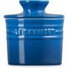 imageLe Creuset Stoneware Butter Crock 6 oz CeriseMarseille