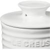 imageLe Creuset Stoneware Butter Crock 6 oz CeriseWhite
