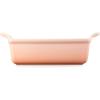 imageLe Creuset Stoneware Heritage Loaf Pan 9quot x 5quot x 3quot 15 qt WhitePeche