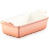 imageLe Creuset Stoneware Heritage Loaf Pan 9quot x 5quot x 3quot 15 qt WhitePeche