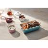 imageLe Creuset Stoneware Heritage Loaf Pan 9quot x 5quot x 3quot 15 qt WhitePeche