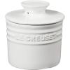 imageLe Creuset Stoneware Butter Crock 6 oz CeriseWhite