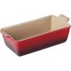 imageLe Creuset Stoneware Heritage Loaf Pan 9quot x 5quot x 3quot 15 qt WhiteCerise