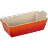 imageLe Creuset Stoneware Heritage Loaf Pan 9quot x 5quot x 3quot 15 qt WhiteFlame