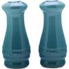 imageLe Creuset Stoneware Salt ampamp Pepper Shakers Set of 2 4 oz each WhiteCaribbean