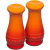 imageLe Creuset Stoneware Salt ampamp Pepper Shakers Set of 2 4 oz each WhiteFlame