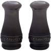 imageLe Creuset Stoneware Salt ampamp Pepper Shakers Set of 2 4 oz each WhiteOyster