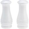 imageLe Creuset Stoneware Salt ampamp Pepper Shakers Set of 2 4 oz each WhiteWhite