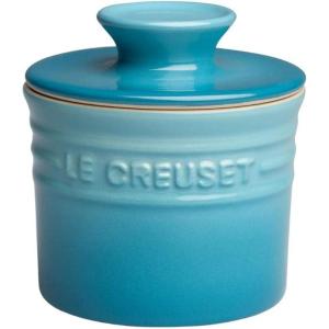 imageLe Creuset Stoneware Butter Crock 6 oz CeriseCaribbean