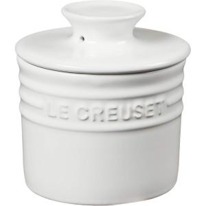 imageLe Creuset Stoneware Butter Crock 6 oz CeriseWhite