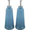 imageLe Creuset Signature Stoneware Oil ampamp Vinegar set 10 oz each WhiteCaribbean