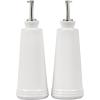 imageLe Creuset Signature Stoneware Oil ampamp Vinegar set 10 oz each WhiteWhite