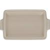 imageLe Creuset Stoneware Heritage Covered Rectangular Casserole 4 qt 12quot x 9quot WhiteArtichaut