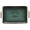 imageLe Creuset Stoneware Heritage Covered Rectangular Casserole 4 qt 12quot x 9quot WhiteArtichaut