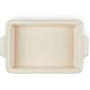 imageLe Creuset Stoneware Heritage Covered Rectangular Casserole 4 qt 12quot x 9quot WhiteCaribbean