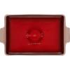 imageLe Creuset Stoneware Heritage Covered Rectangular Casserole 4 qt 12quot x 9quot WhiteCerise