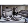 imageLe Creuset Stoneware Heritage Covered Rectangular Casserole 4 qt 12quot x 9quot WhiteOyster