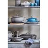 imageLe Creuset Stoneware Heritage Covered Rectangular Casserole 4 qt 12quot x 9quot WhiteOyster