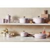 imageLe Creuset Stoneware Heritage Covered Rectangular Casserole 4 qt 12quot x 9quot WhiteShallot