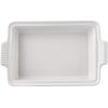 imageLe Creuset Stoneware Heritage Covered Rectangular Casserole 4 qt 12quot x 9quot WhiteWhite