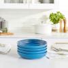 imageLe Creuset Stoneware Pasta Bowls White 975quot Set of 4Marseille