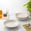 imageLe Creuset Stoneware Pasta Bowls White 975quot Set of 4White