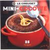 imageLe Creuset Stoneware Set of 4 Mini Cocottes with Cookbook 8 oz each CaribbeanCerise