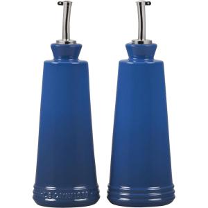 imageLe Creuset Signature Stoneware Oil ampamp Vinegar set 10 oz each WhiteMareille