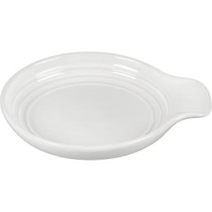 imageLe Creuset Signature Stoneware Spoon Rest 6 Inches CeriseWhite