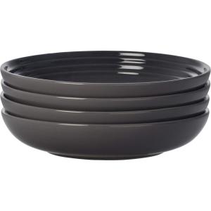 imageLe Creuset Stoneware Pasta Bowls White 975quot Set of 4Oyster