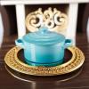 imageLe Creuset Stoneware Mini Round Cocotte 8 oz ArtichautCaribbean