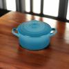 imageLe Creuset Stoneware Mini Round Cocotte 8 oz ArtichautCaribbean