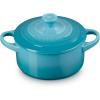 imageLe Creuset Stoneware Mini Round Cocotte 8 oz ArtichautCaribbean