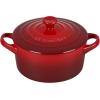imageLe Creuset Stoneware Mini Round Cocotte 8 oz ArtichautCerise