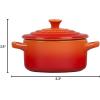 imageLe Creuset Stoneware Mini Round Cocotte 8 oz ArtichautFlame