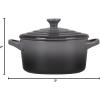 imageLe Creuset Stoneware Mini Round Cocotte 8 oz ArtichautOyster
