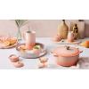 imageLe Creuset Stoneware Mini Round Cocotte 8 oz ArtichautPeche