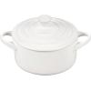 imageLe Creuset Stoneware Mini Round Cocotte 8 oz ArtichautWhite