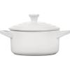 imageLe Creuset Stoneware Mini Round Cocotte 8 oz ArtichautWhite