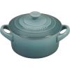 imageLe Creuset Stoneware Mini Round Cocotte 8 oz ArtichautSea Salt