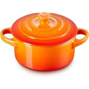 imageLe Creuset Stoneware Mini Round Cocotte 8 oz ArtichautFlame
